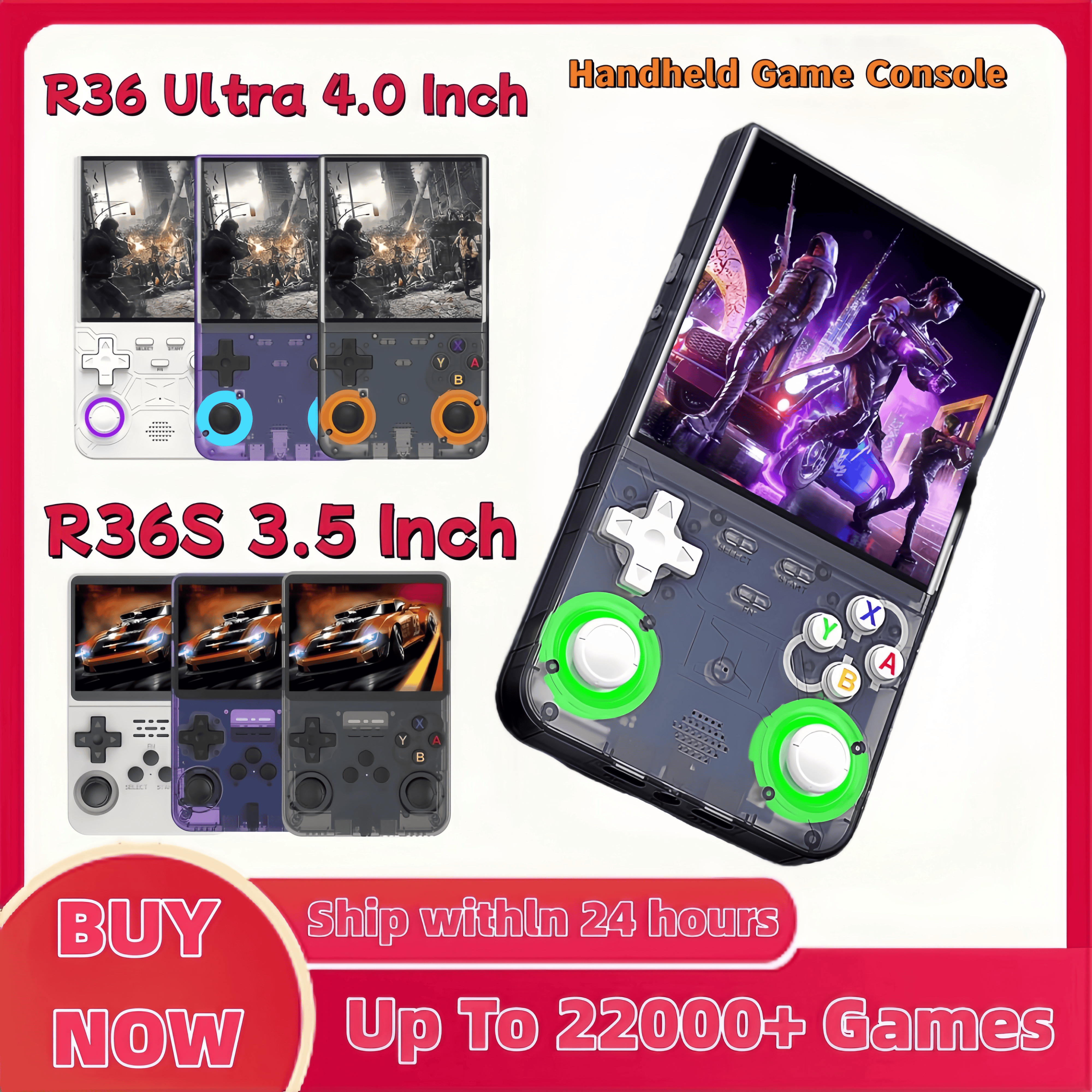 Retro Gaming Images - R36S Retro R36 Ultra Handheld Video