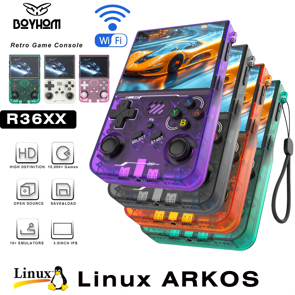 Retro Gaming Images - BOYHOM New R36XX Retro Handheld Console