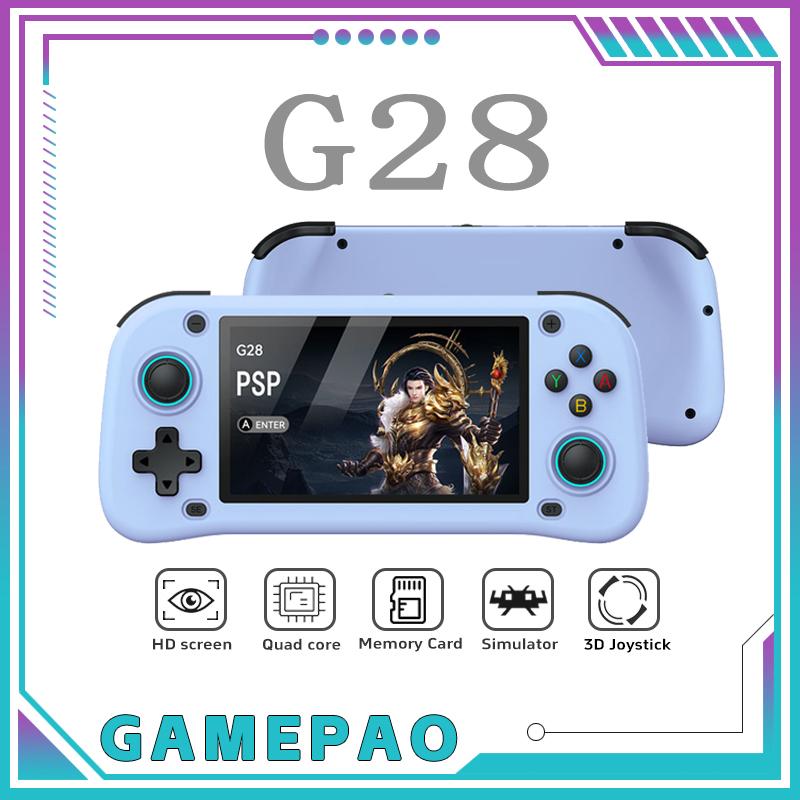 Retro Gaming Images - G28 game console 4.3-inch high-definition screen