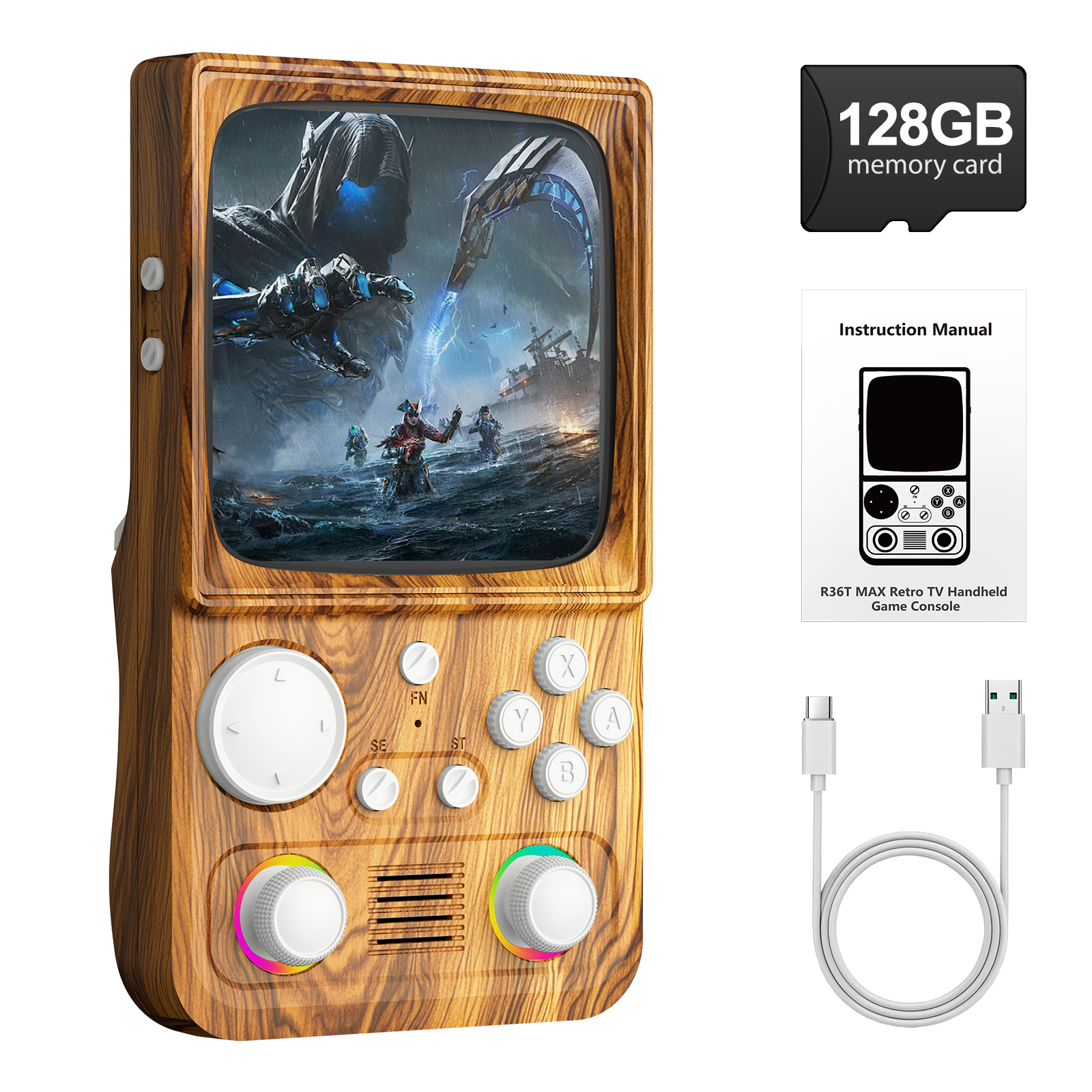 Retro Gaming Images - AISLPC R36T MAX Retro Handheld Game