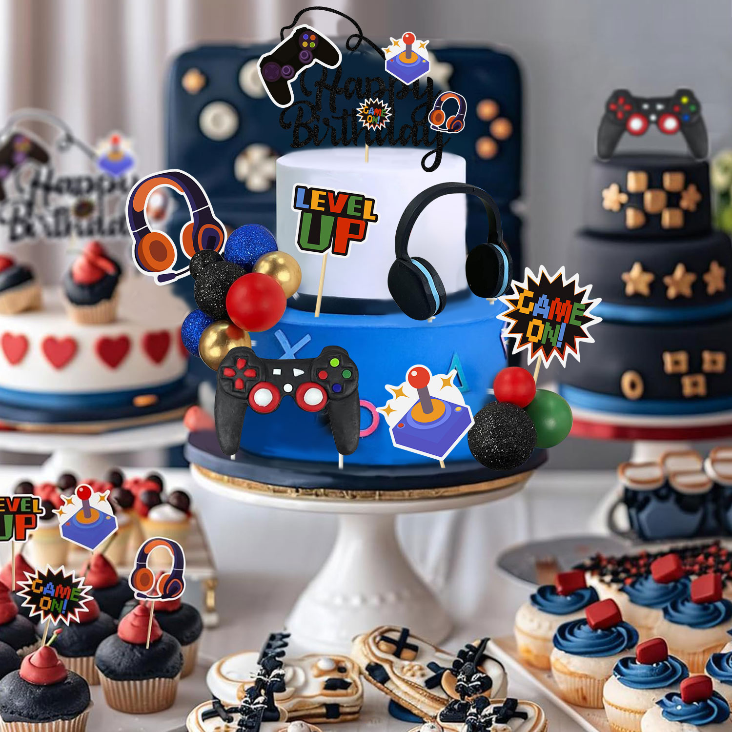 17Pcs Video Retro Game Cake To - Retro Gaming Events recensie en prijs