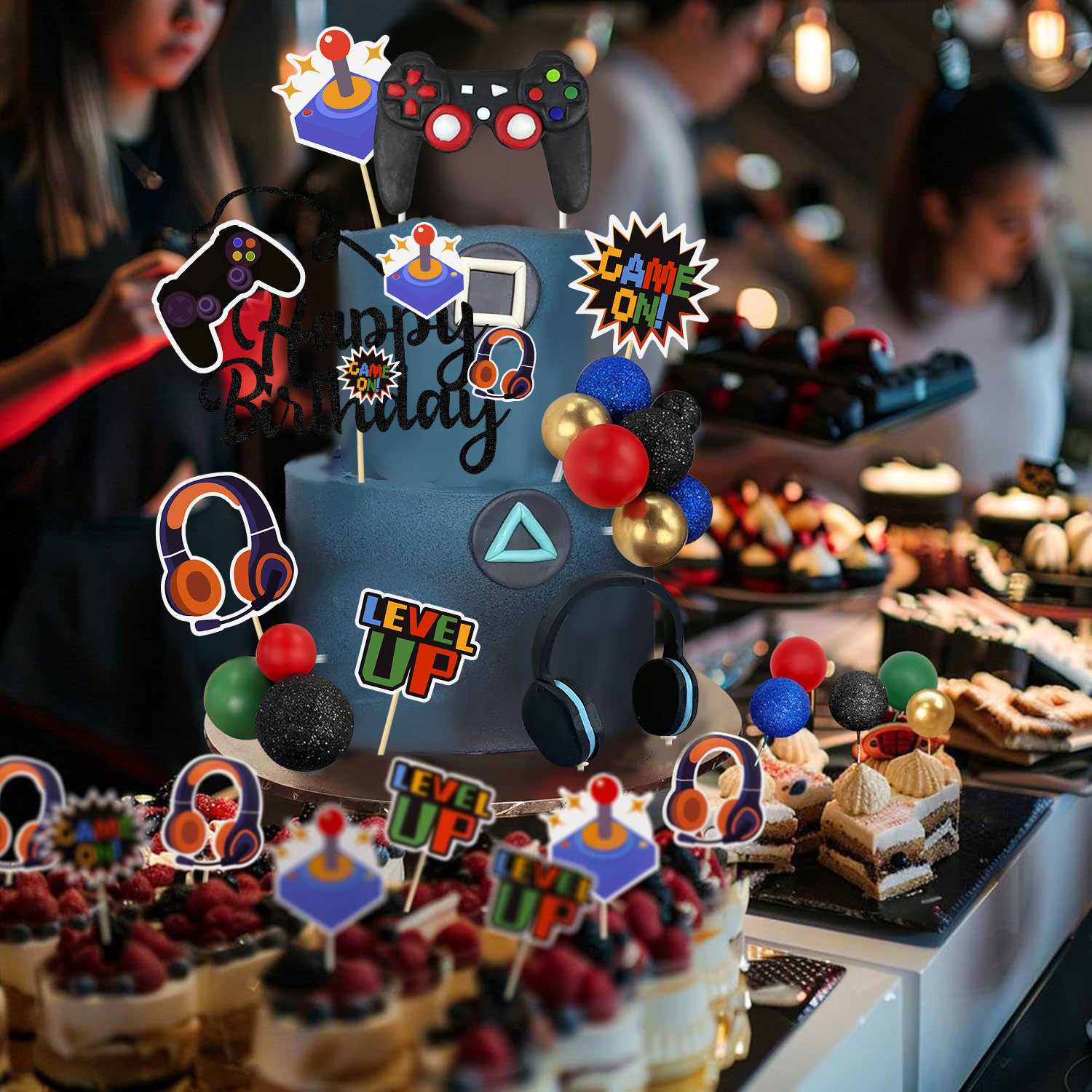 17Pcs Video Retro Game Cake To - Retro Gaming Events recensie en prijs