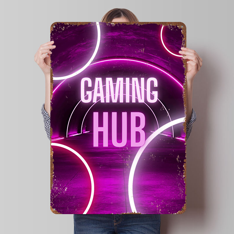 Gaming Hub Neon Tunnel Printed - Retro Gaming Hub recensie en prijs