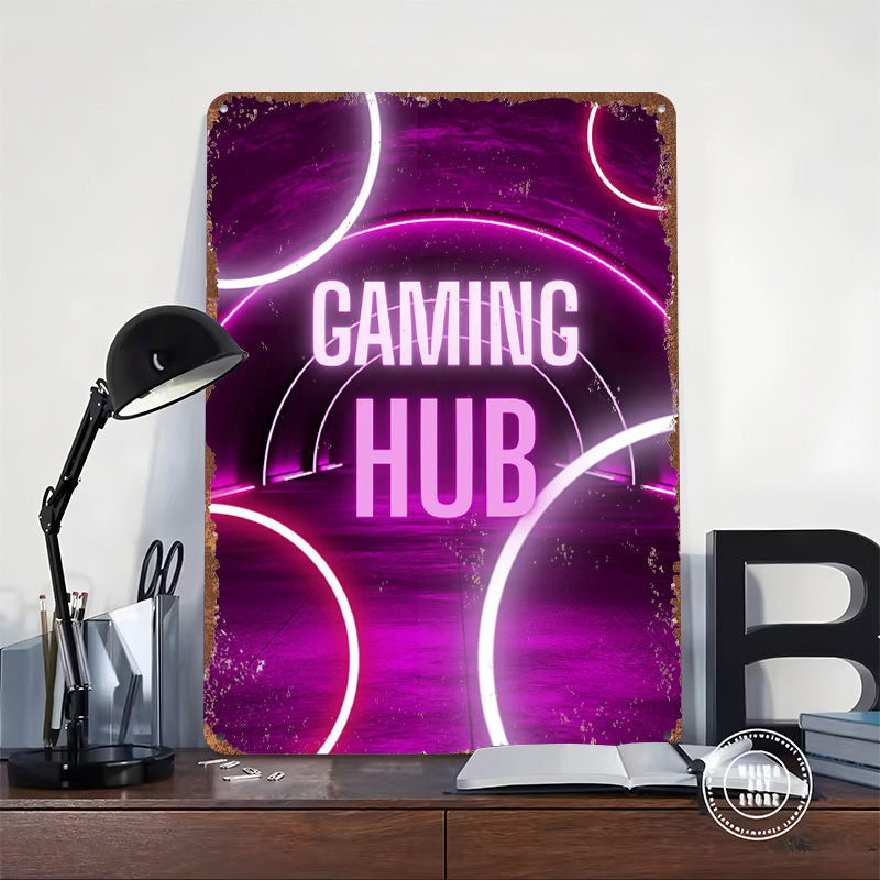 Gaming Hub Neon Tunnel Printed - Retro Gaming Hub recensie en prijs
