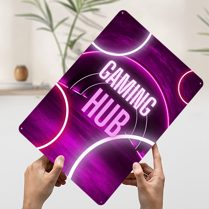 Gaming Hub Neon Tunnel Printed - Retro Gaming Hub recensie en prijs