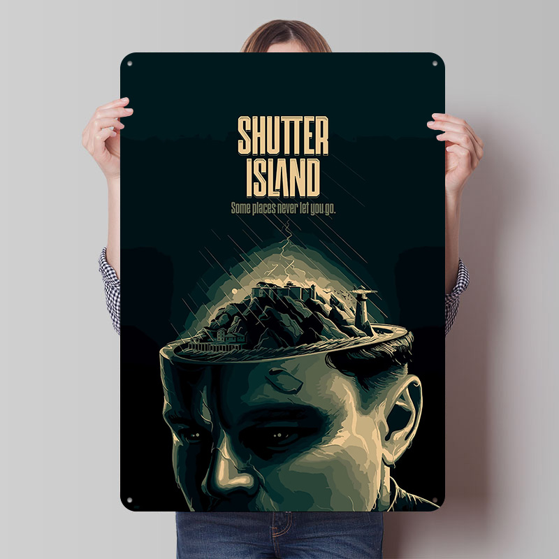 Shutter Island Tin Plaque Post - Retro Gaming Island recensie en prijs