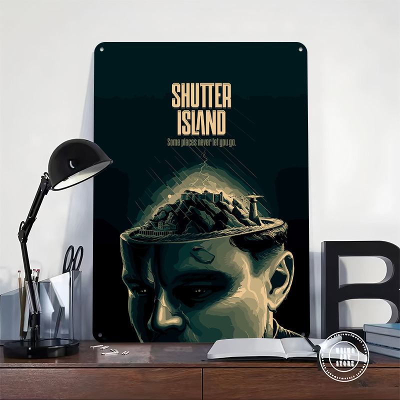 Shutter Island Tin Plaque Post - Retro Gaming Island recensie en prijs