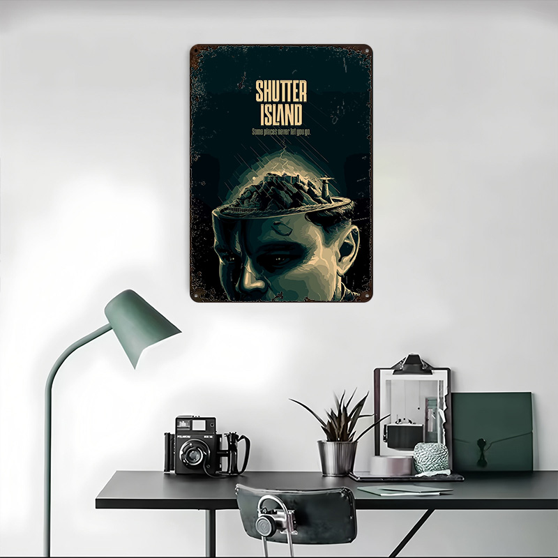 Shutter Island Tin Plaque Post - Retro Gaming Island recensie en prijs