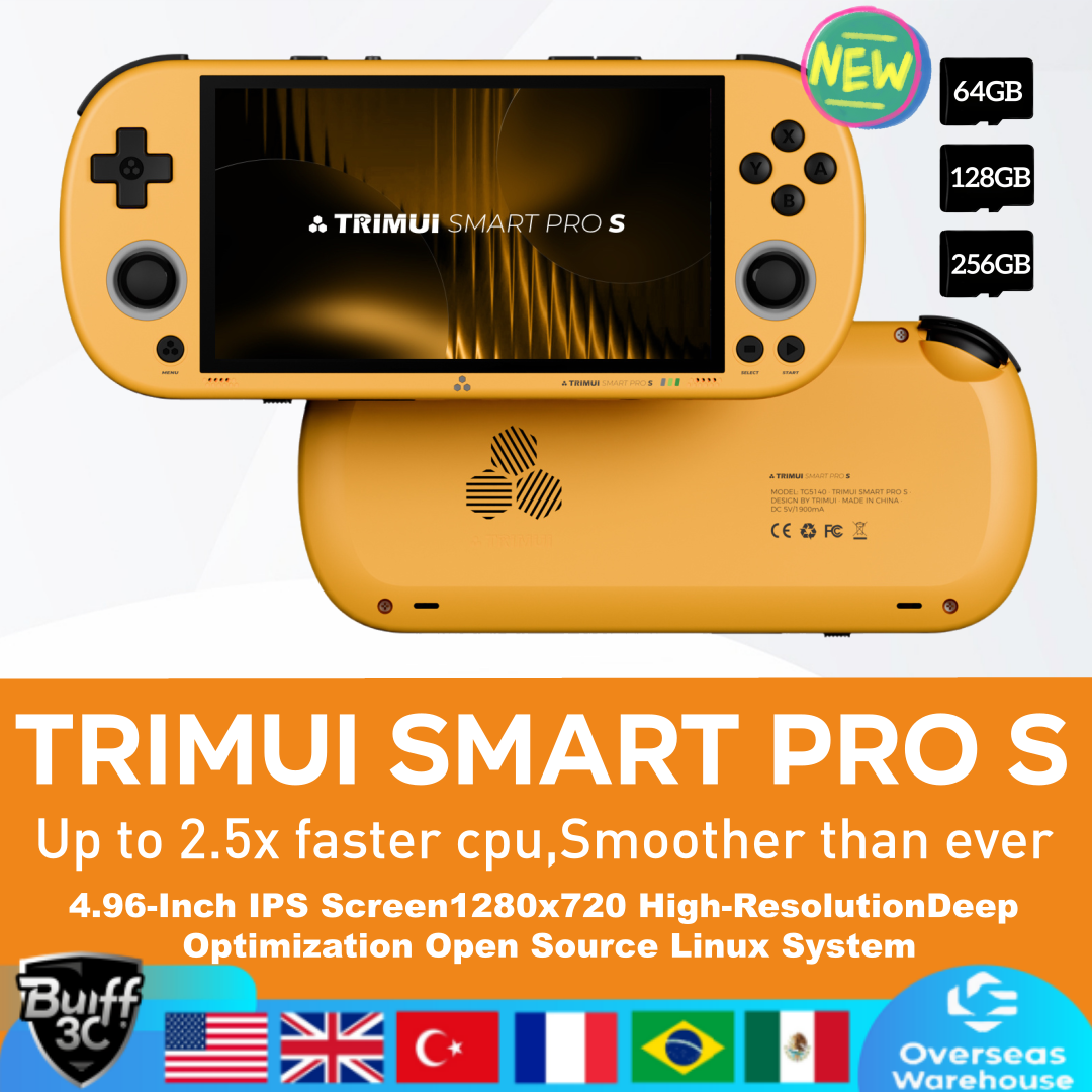 Trimui Smart Pro S Handheld Ga - Retro Gaming Images recensie en prijs