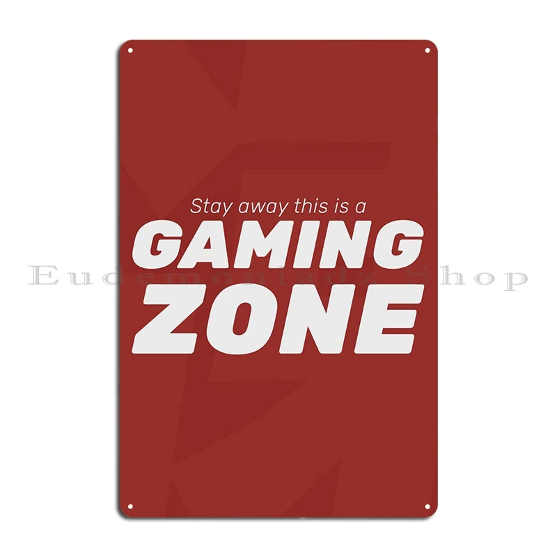 Stay Away Gaming Zone Metal Si - Retro Gaming Zone recensie en prijs