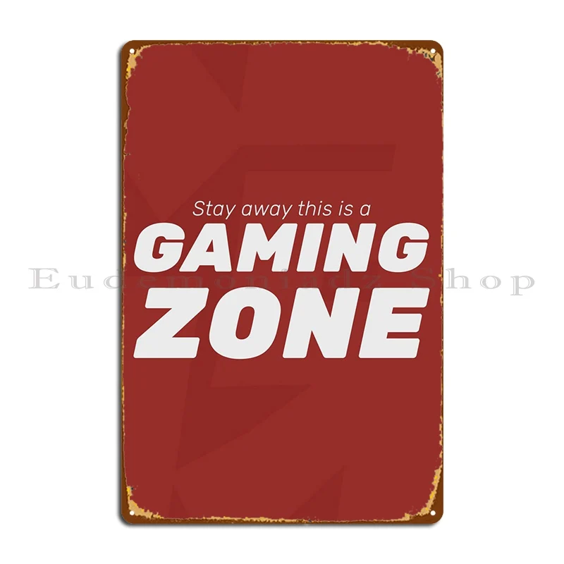 Stay Away Gaming Zone Metal Si - Retro Gaming Zone recensie en prijs