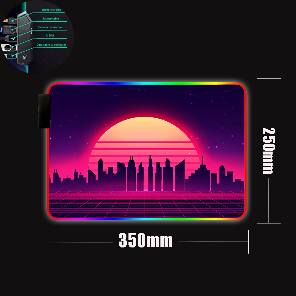 Retro Gaming Mouse Pad LED Lig - Retro Gaming Hub recensie en prijs