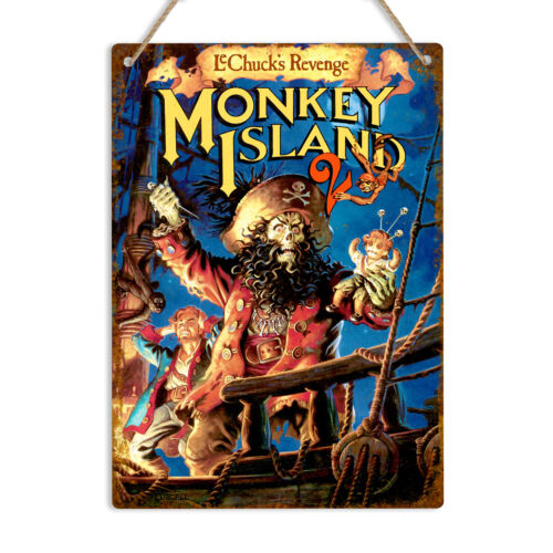 MONKEY ISLAND 2 Vintage Metal  - Retro Gaming Island recensie en prijs