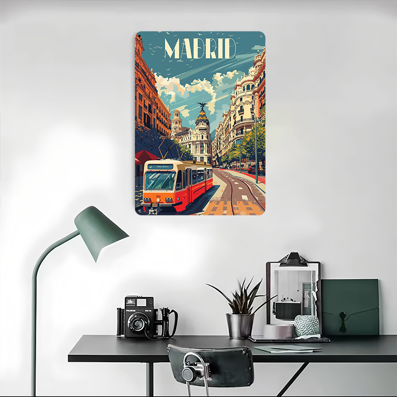 Madrid City Vibes Poster Wall  - Retro Gaming Vibe recensie en prijs