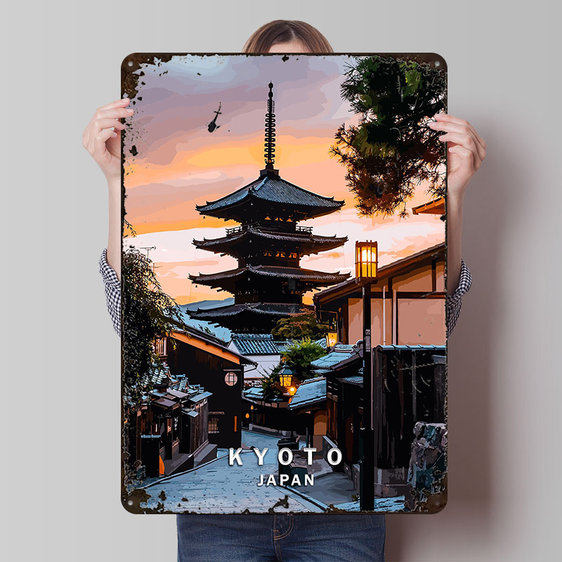 Kyoto City Printed Poster Cust - Retro Gaming Kyoto recensie en prijs