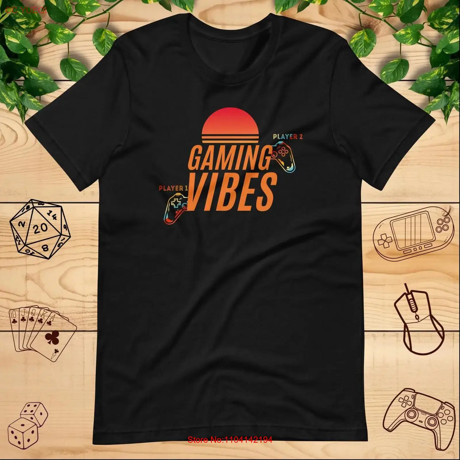 Gaming Vibes t shirt Player 1  - Retro Gaming Vibe recensie en prijs
