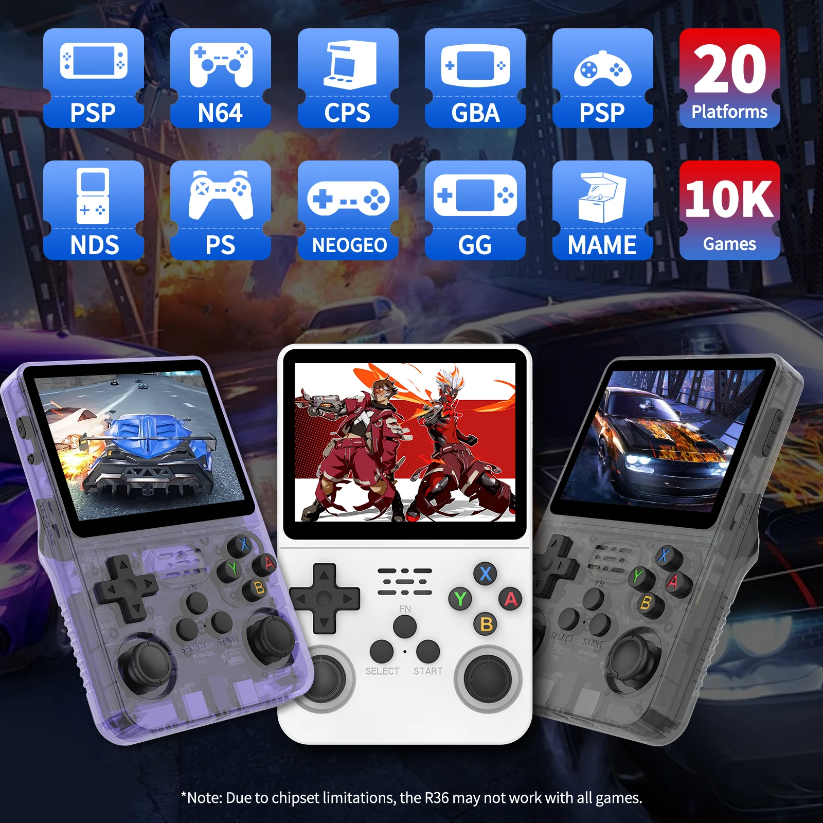 R36S Retro Handheld Video Game - Retro Gaming Images recensie en prijs