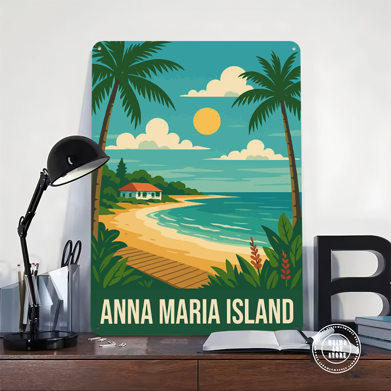 Anna Maria Island Travel Metal - Retro Gaming Island recensie en prijs