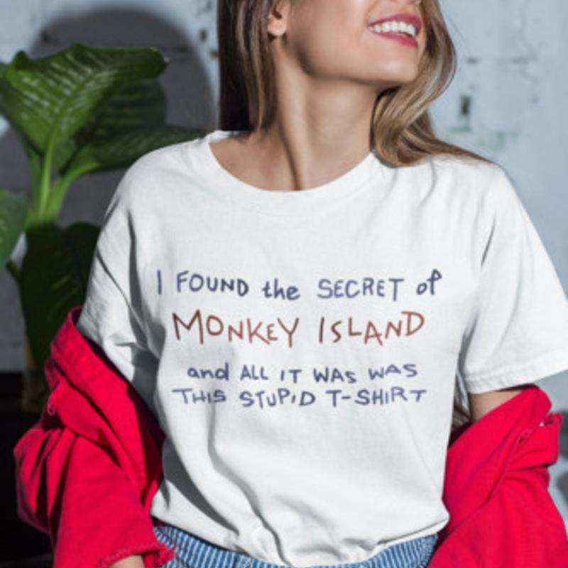 Monkey Island Gaming T Shirt S - Retro Gaming Island recensie en prijs