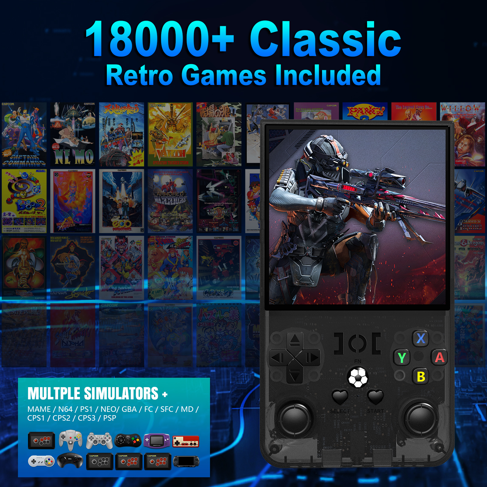 Open Source R36MAX Portable Vi - Retro Gaming Images recensie en prijs