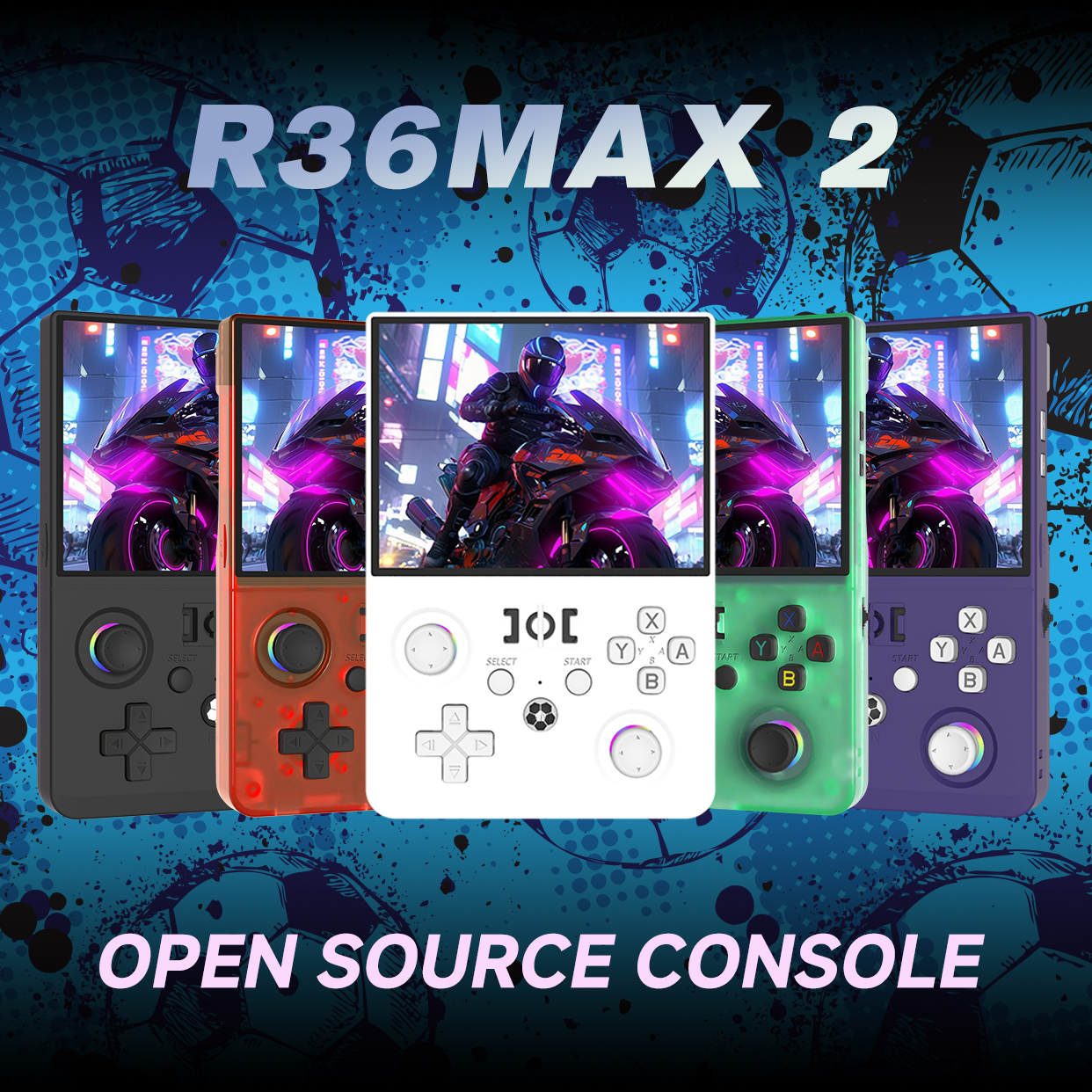 R36 Max2 Linux System Handheld - Retro Gaming Images recensie en prijs