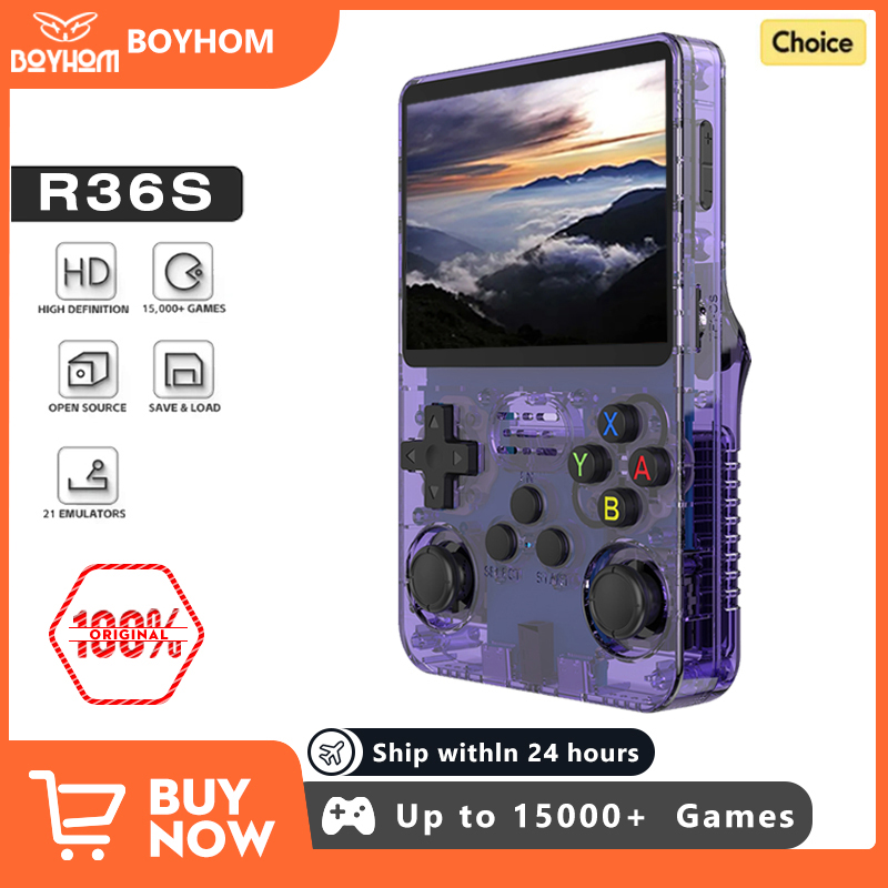NEW Green R36S Retro Handheld  - Retro Gaming Images recensie en prijs