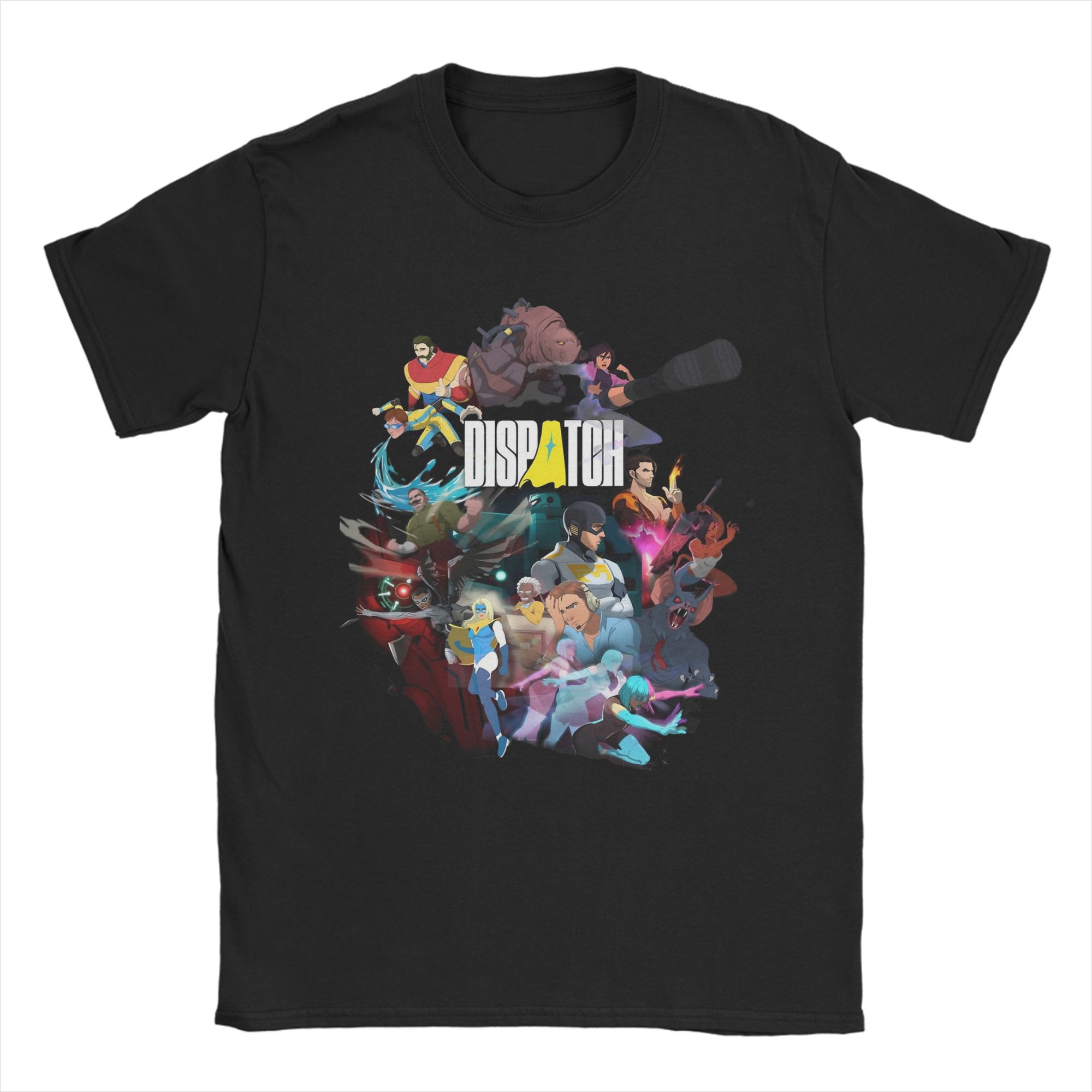 Dispatch Game Character Collag - Retro Gaming T Shirts recensie en prijs