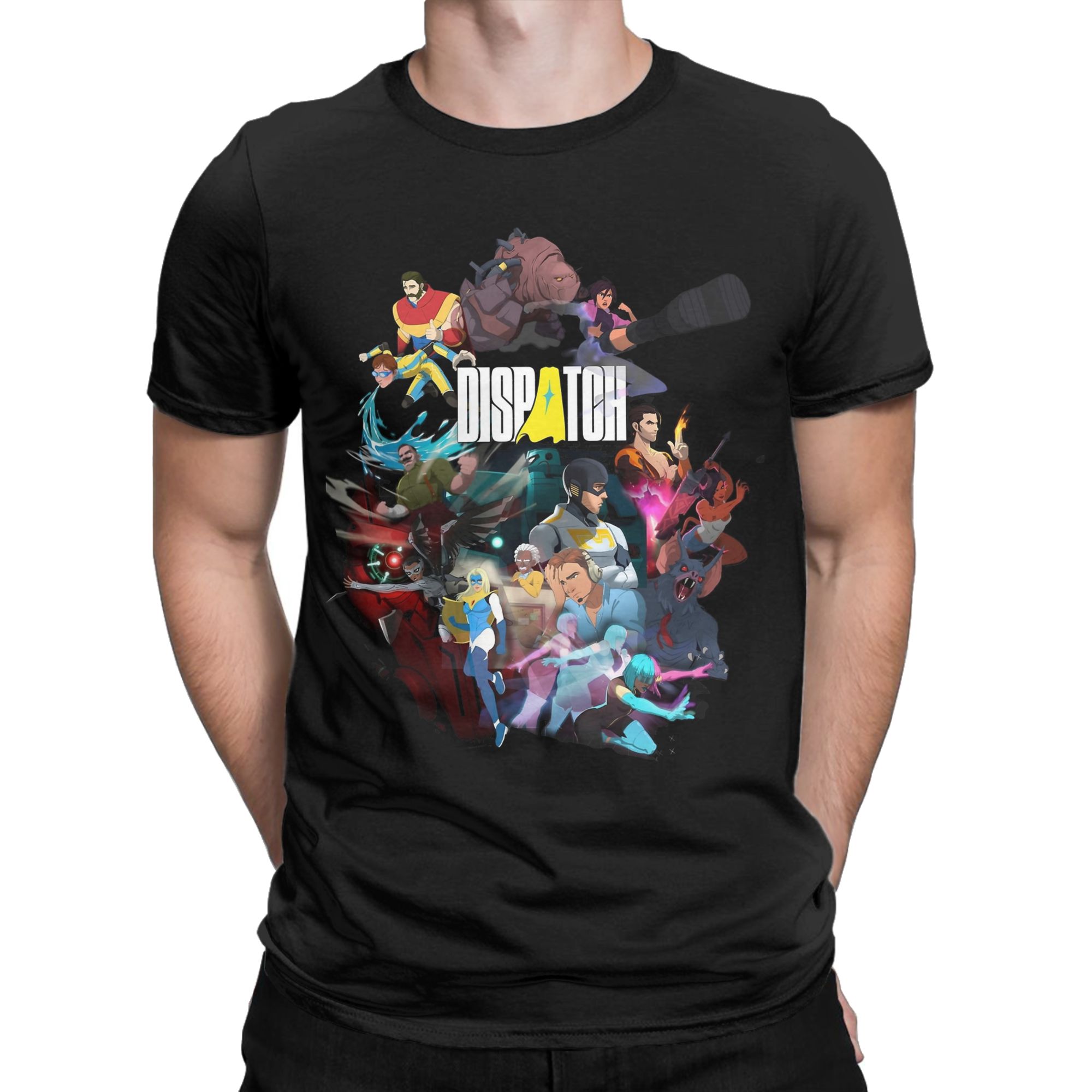 Dispatch Game Character Collag - Retro Gaming T Shirts recensie en prijs
