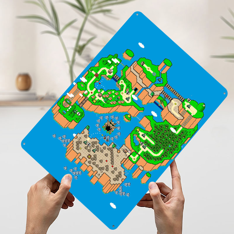 Dinosaur Land Metal Poster Cus - Retro Gaming Island recensie en prijs