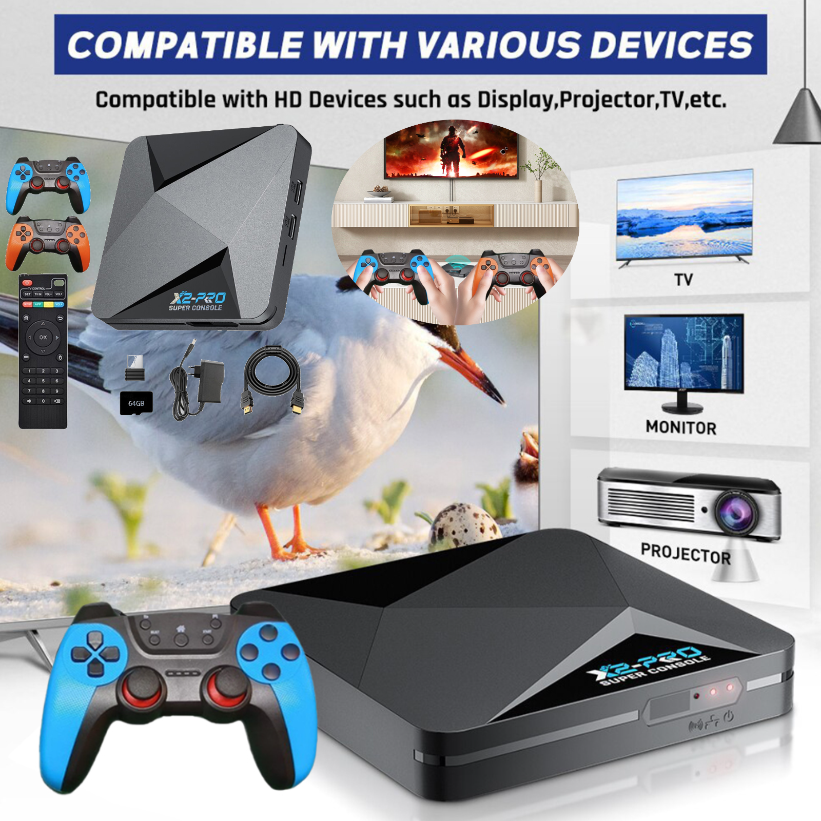 X2 PRO Retro Video Game Consol - Retro Gaming X2 recensie en prijs