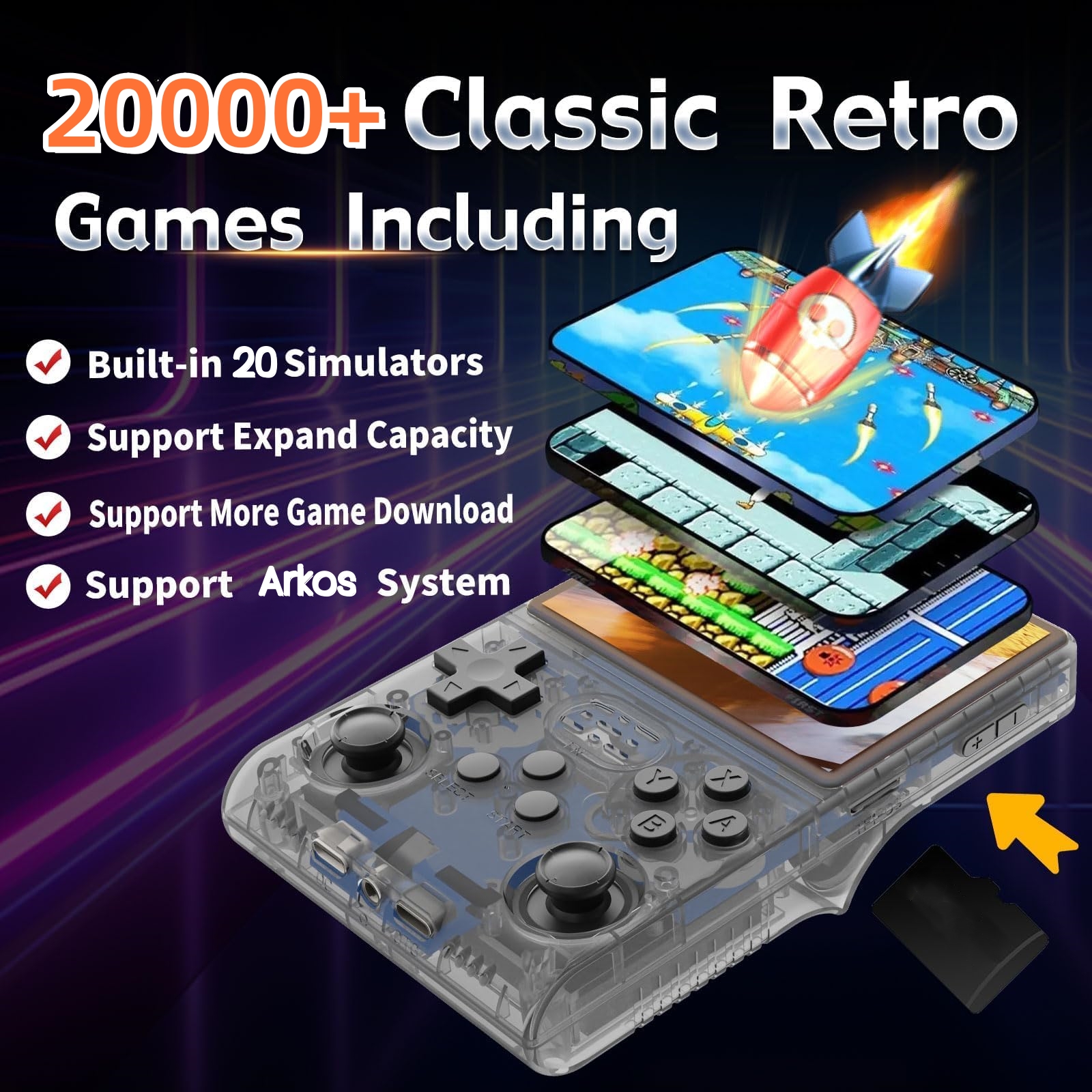 256G Open Source R36S Retro Ga - Retro Gaming Handheld Best recensie en prijs