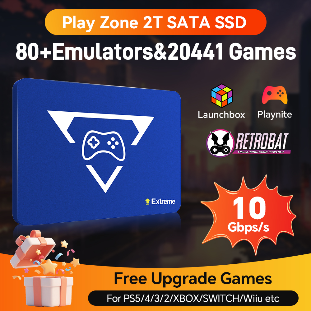 Play Zone 2T Retro Gaming SSD  - Retro Gaming Zone recensie en prijs