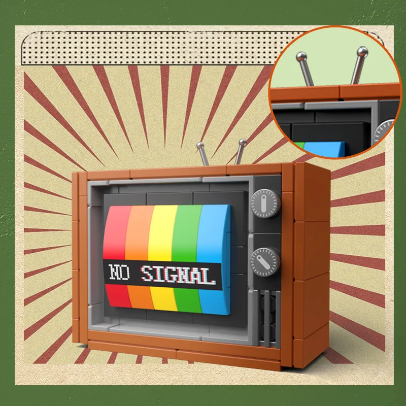 Retro DIY Building Blocks TV R - Retro Gaming Fun recensie en prijs