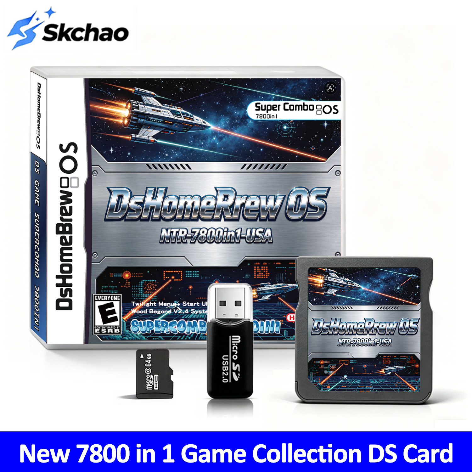 7800 in 1 DsHomeBrew Flash Car - Retro Gaming Fun recensie en prijs