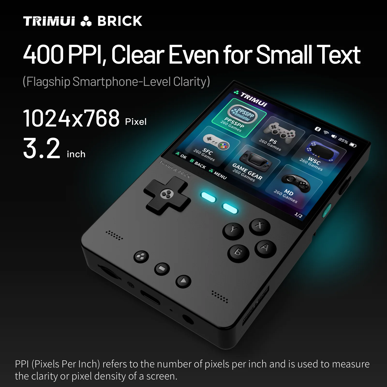 TRIMUI BRICK Handheld Game Con - Retro Gaming Images recensie en prijs