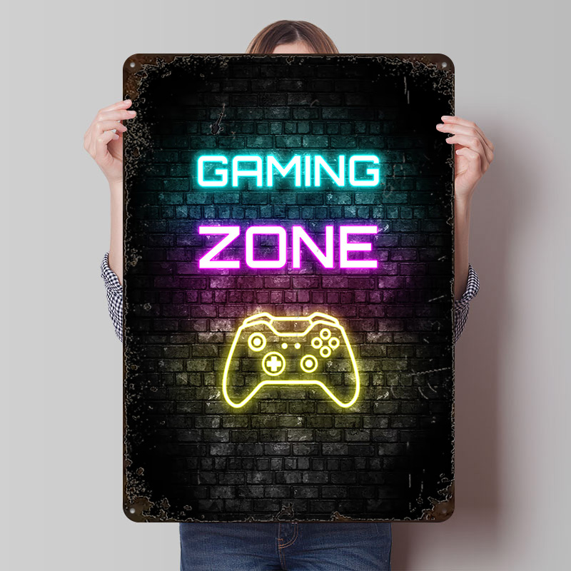 Gaming Zone Neon Sign on Brick - Retro Gaming Zone recensie en prijs