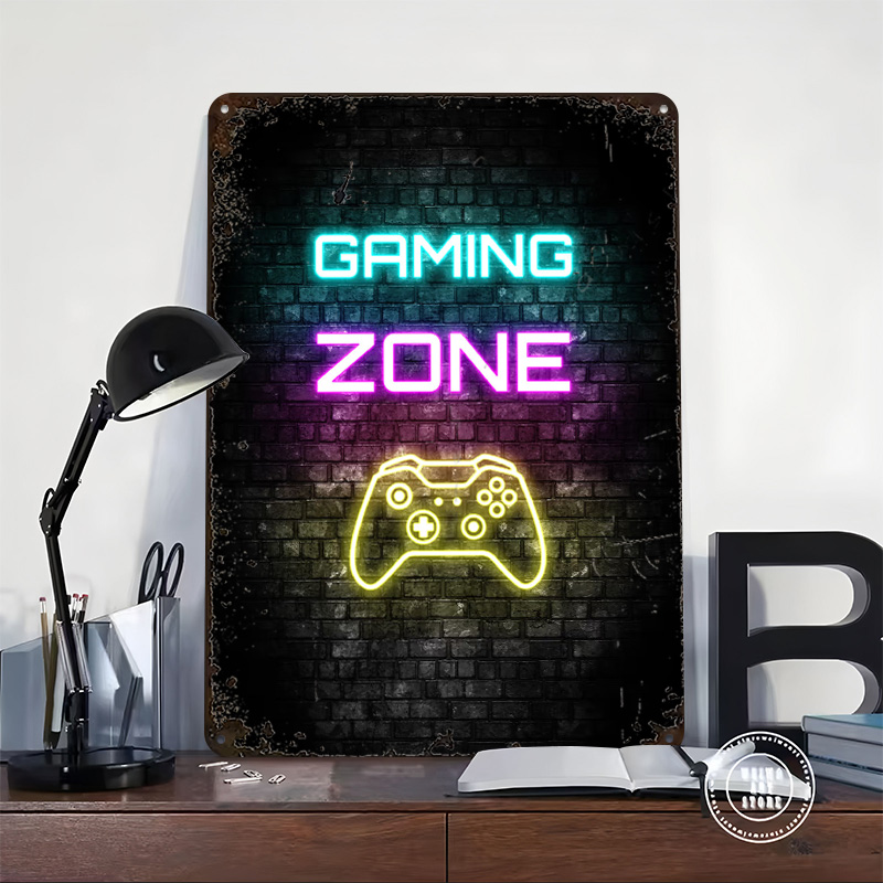 Gaming Zone Neon Sign on Brick - Retro Gaming Zone recensie en prijs