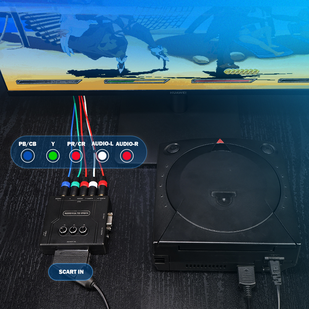 RGBS VGA to YPBPR Component Co - Retro Gaming Fun recensie en prijs