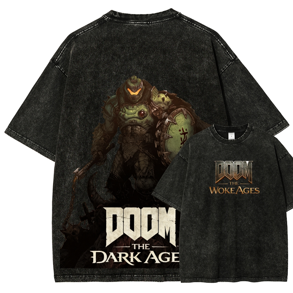 Classic FPS Game DOOM Retro St - Retro Gaming T Shirts recensie en prijs
