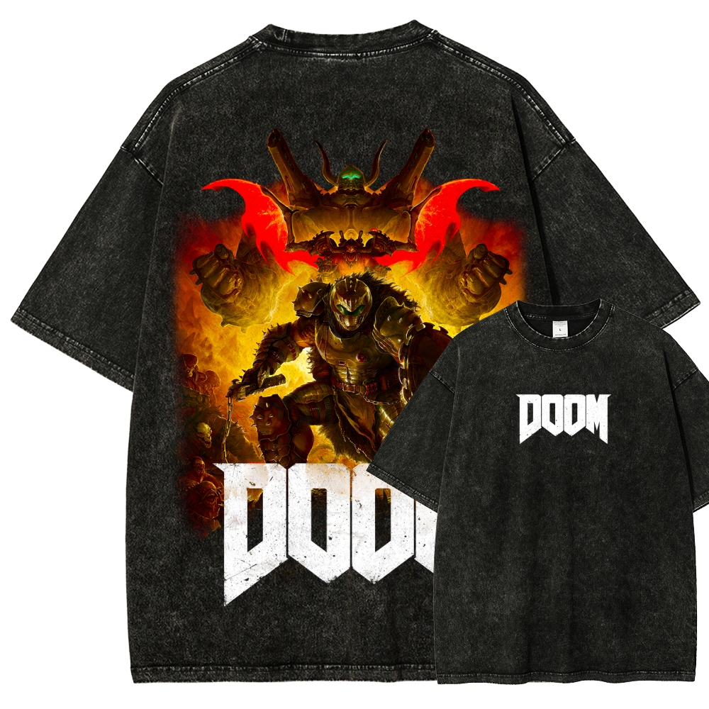 Classic FPS Game DOOM Retro St - Retro Gaming T Shirts recensie en prijs